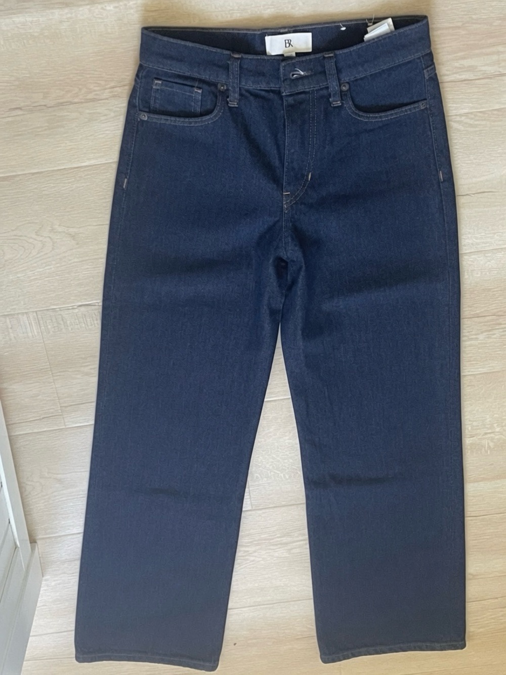 Banana Republic Dark Indigo Wide-Leg Jeans